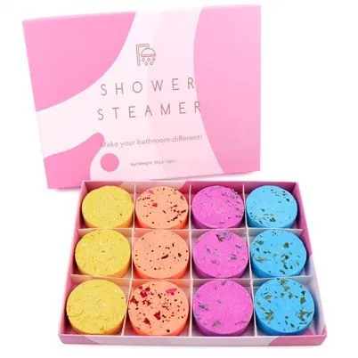 शुद्ध आवश्यक तेलों के साथ प्राकृतिक शॉवर बम बेचना