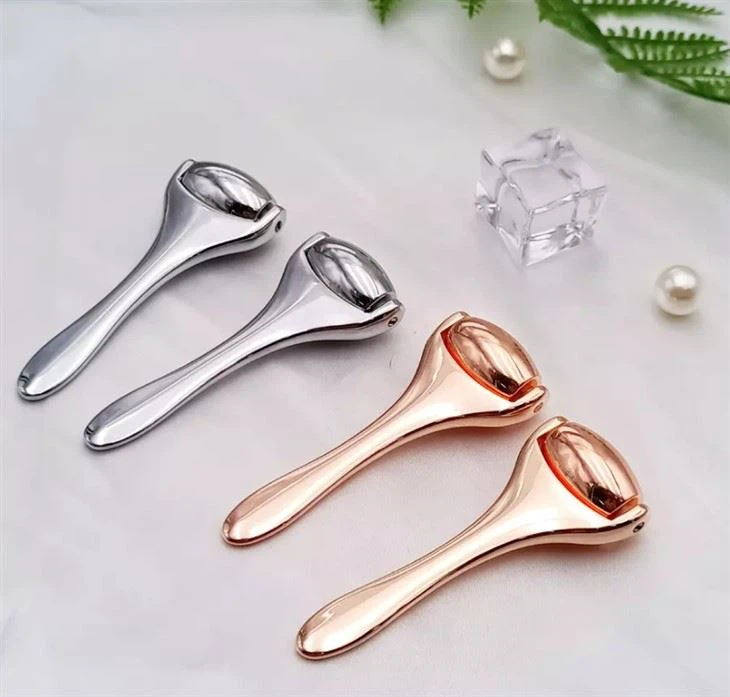 स्टेनलेस स्टील मिनी आई एंड फेस मसाज रोलर