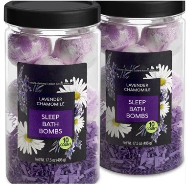 लैवेंडर कैमोमाइल डीप स्लीप बाथ बम