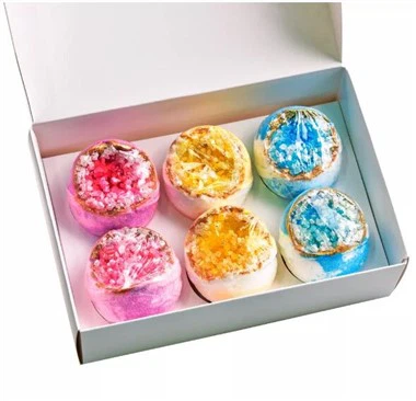 क्रिस्टल जियोड बाथ बम