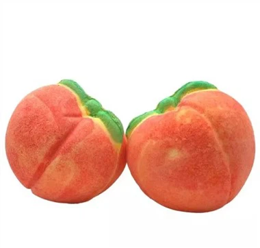 प्राकृतिक घटक आड़ू बुलबुला स्नान बम