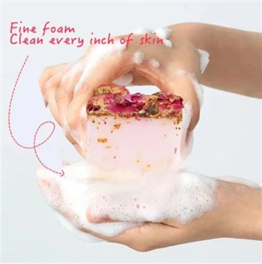 स्क्वायर एरोमैटिक मॉइस्चराइजिंग पंखुड़ी साबुन